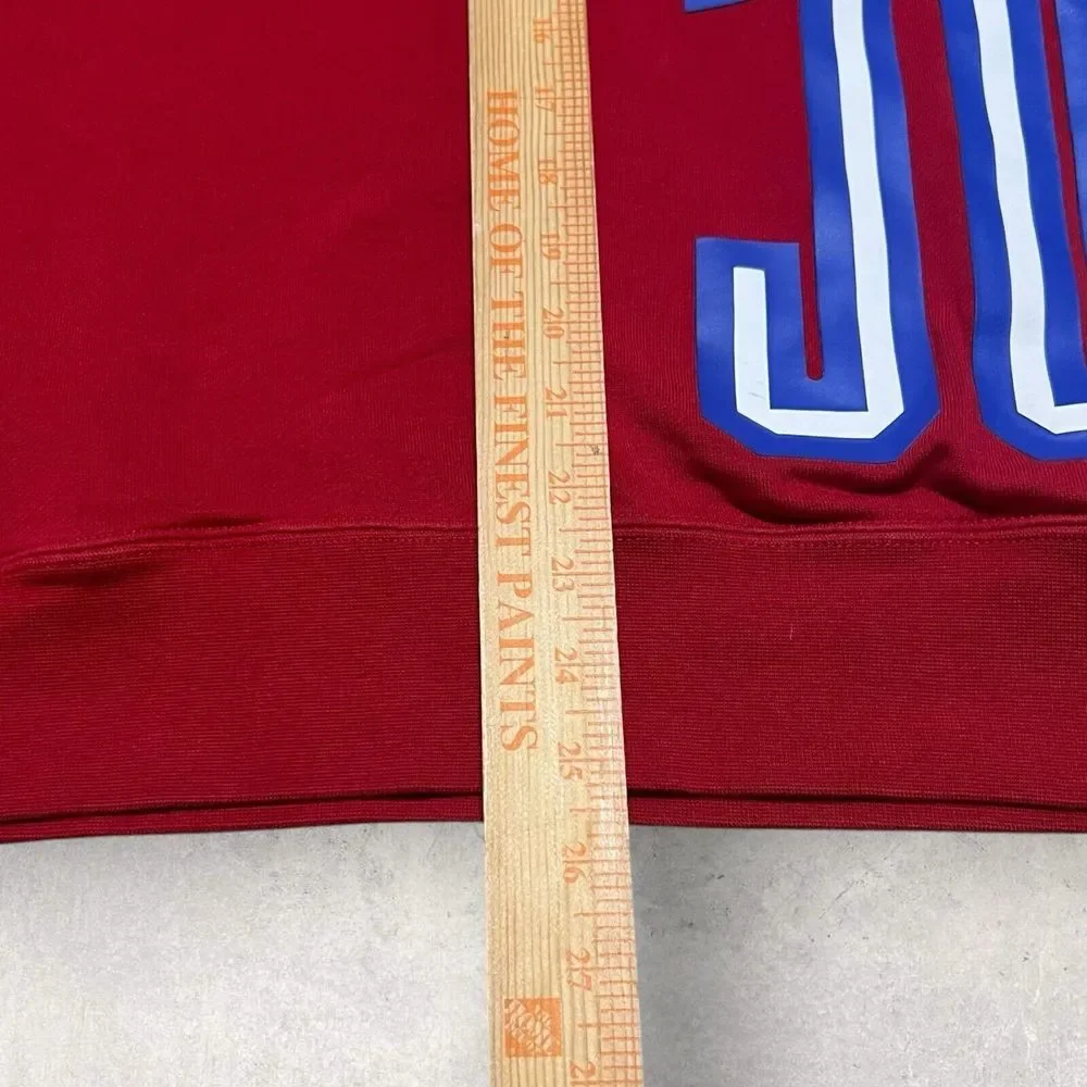 Air Jordan Sweater Mens Medium Red Jumpman Flight‎ Hoodie Sweatshirt Streetwear